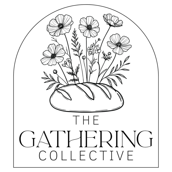 The Gathering Collective bread and flowers logo